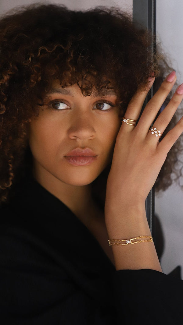 Stevie Bracelet Gold Vermeil