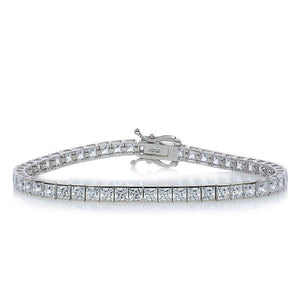 9K White Gold Tennis Bracelet