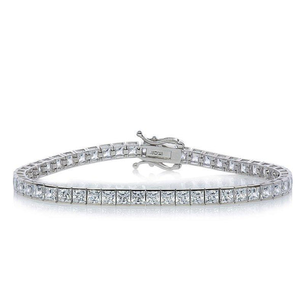9K White Gold Tennis Bracelet