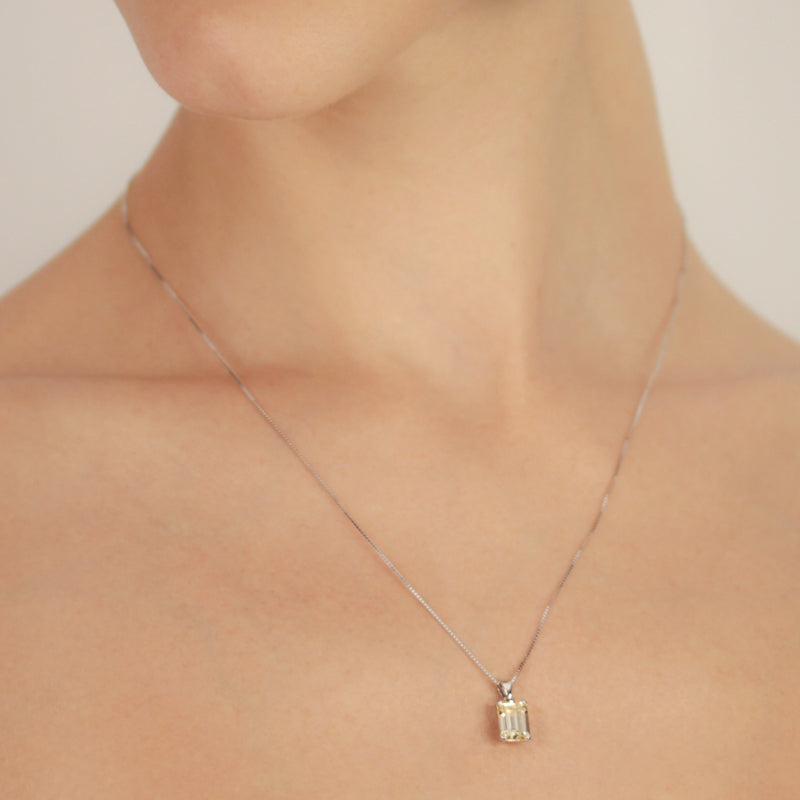 Fulton Necklace 9K White Gold