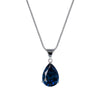 Cecile Sapphire Pendant 9K White Gold