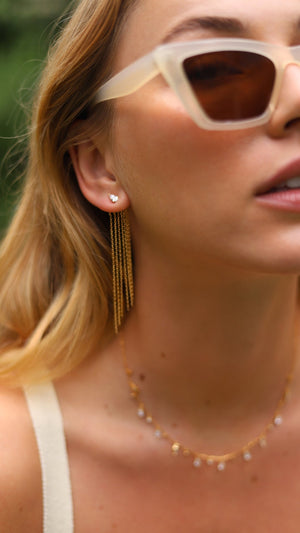 Avalon Earrings Gold Vermeil