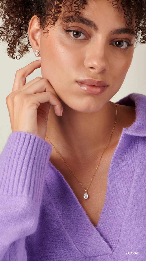 Cecile Pendant 9K Yellow Gold