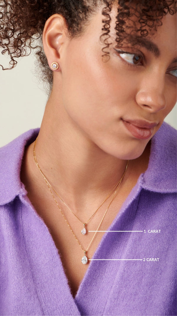 Cecile Pendant 9K Yellow Gold