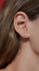 Miyu Stud Earrings 9K White Gold
