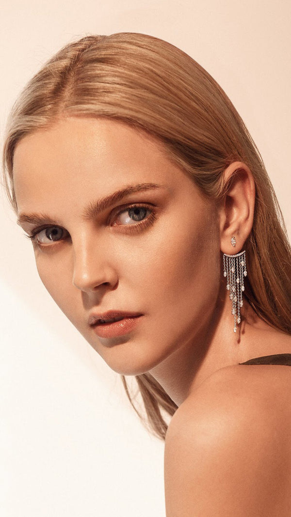 A-Lister Ear Jacket Earrings Sterling Silver