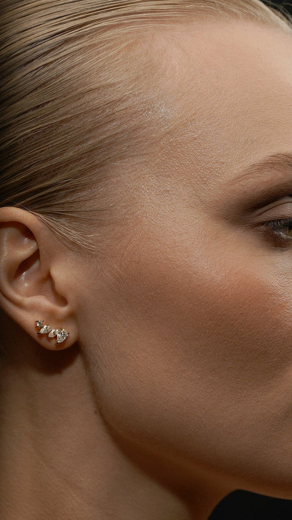 Abigail Studs Gold Vermeil