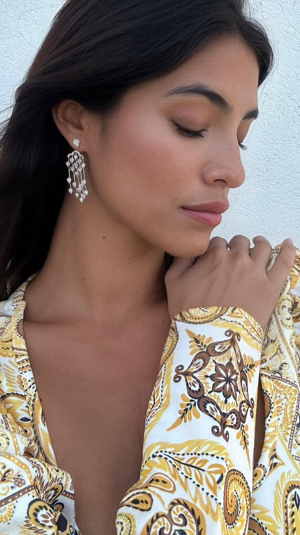 Alba Chandelier Earrings Sterling Silver