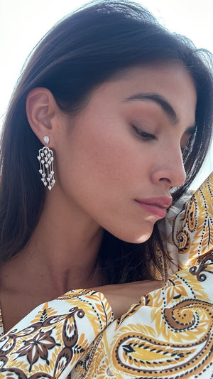 Alba Chandelier Earrings Sterling Silver