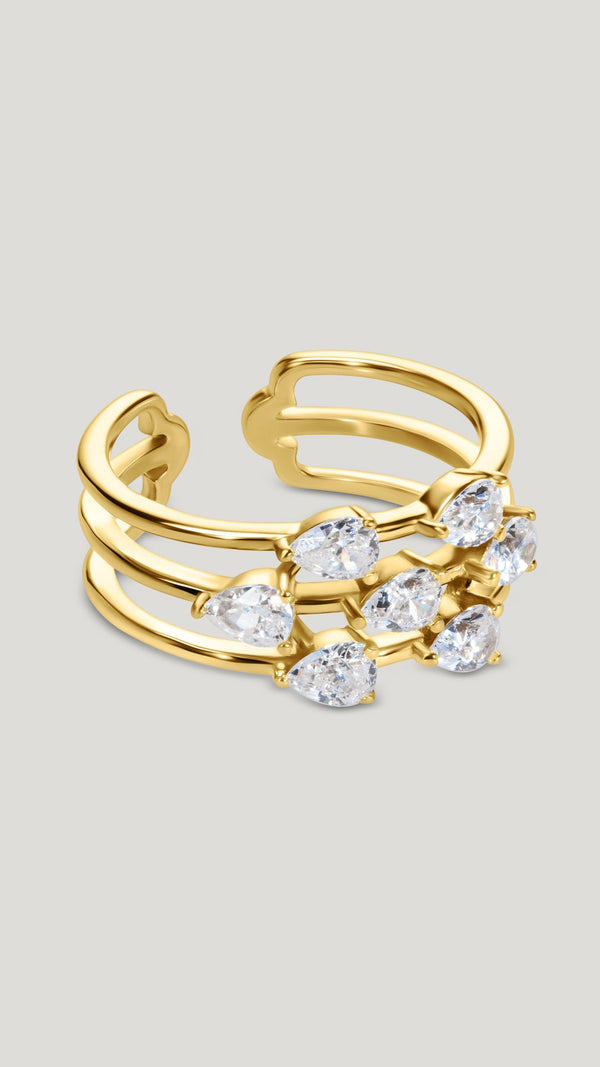 Alba Ring Gold Vermeil
