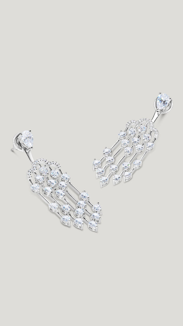 Alba Chandelier Earrings Sterling Silver
