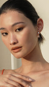 Arabella Morganite Earrings Gold Vermeil