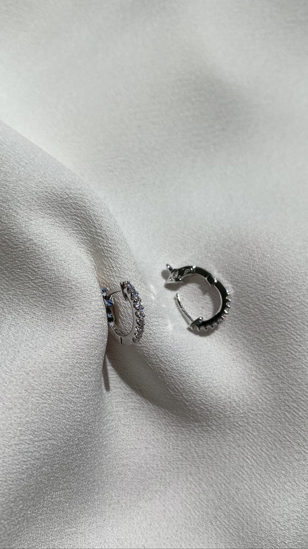 Baby Hoop Earrings Sterling Silver