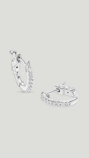 Baby Hoop Earrings Sterling Silver