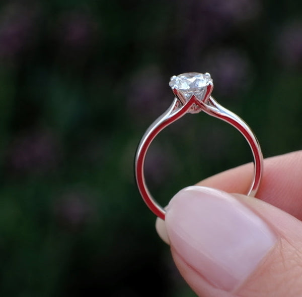 Caroline Ring 18K White Gold