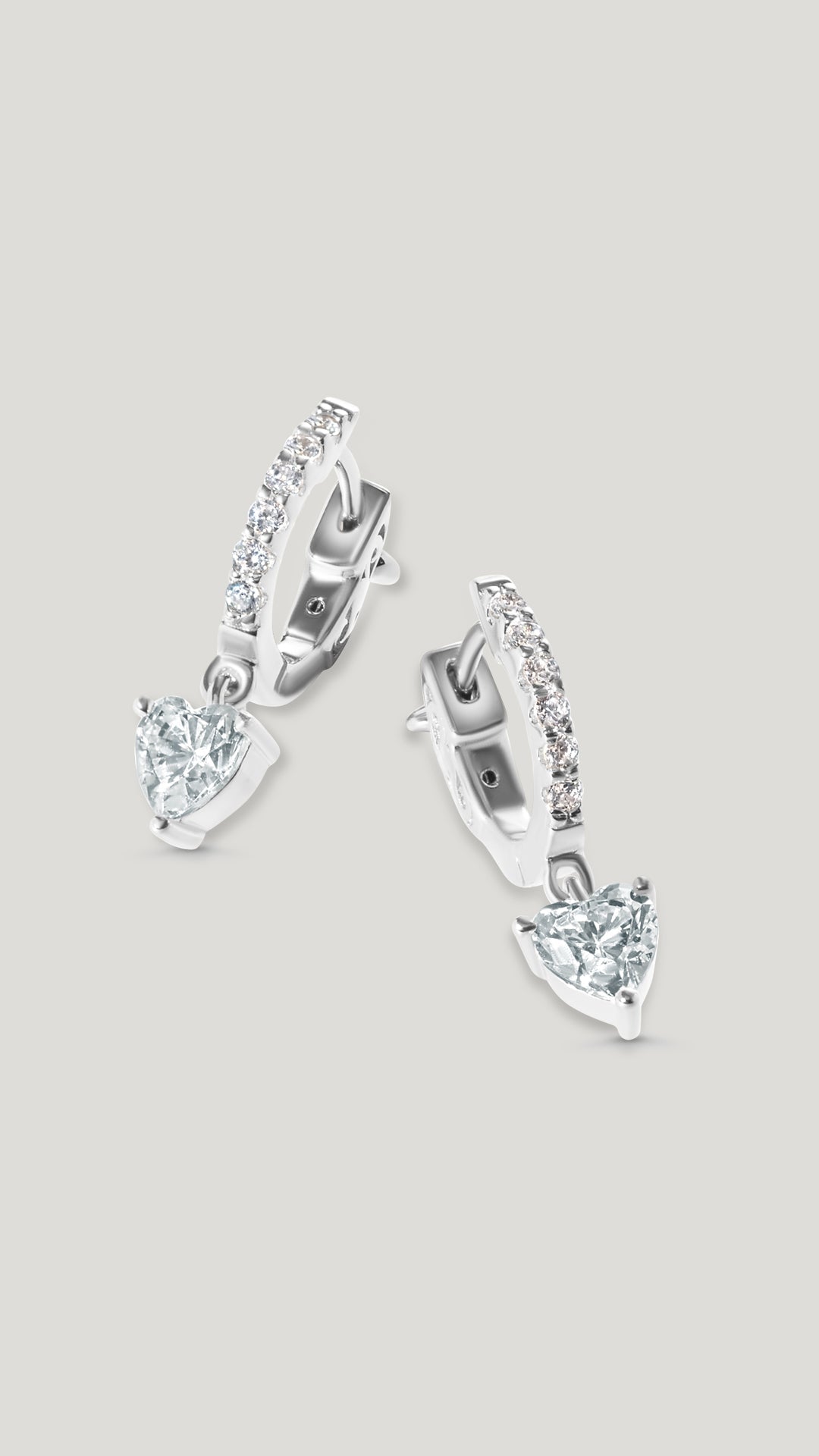 Amare Hoop Earrings Sterling Silver