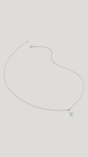 Cecile Pendant 9K White Gold