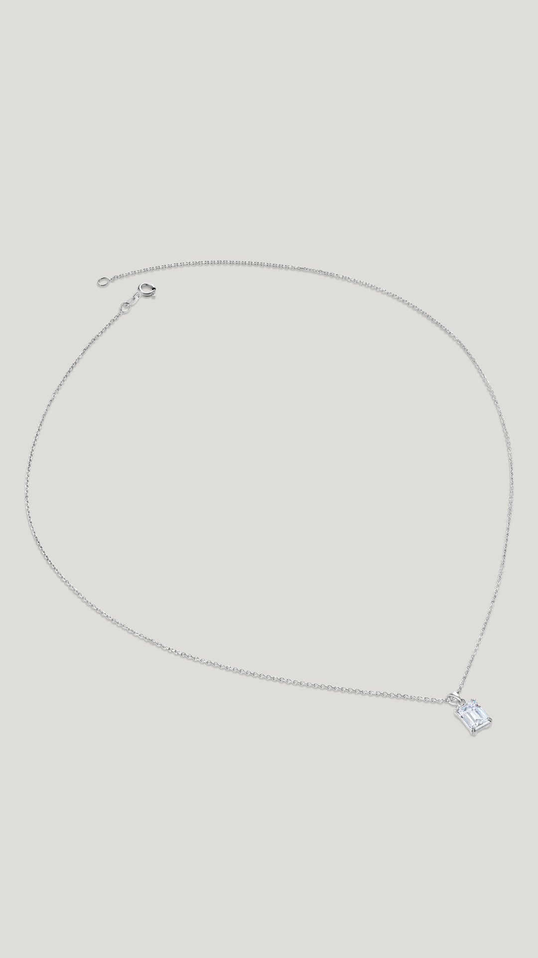 Fulton Necklace 9K White Gold