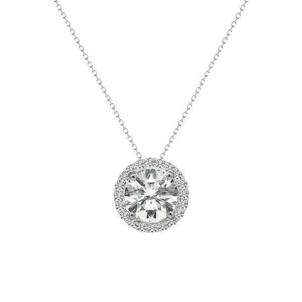Cory Necklace 0.38ct 18K White Gold