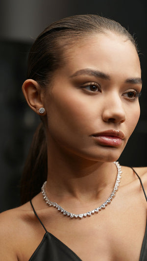 Camden Line Necklace Sterling Silver