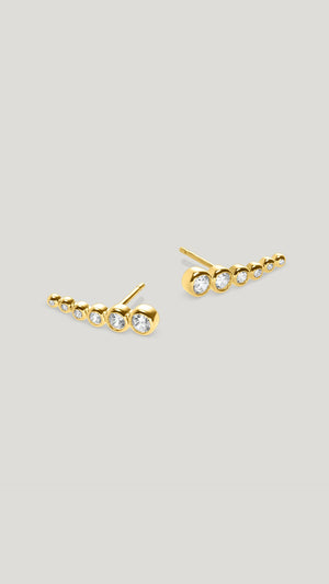 Carissa Earrings Gold Vermeil