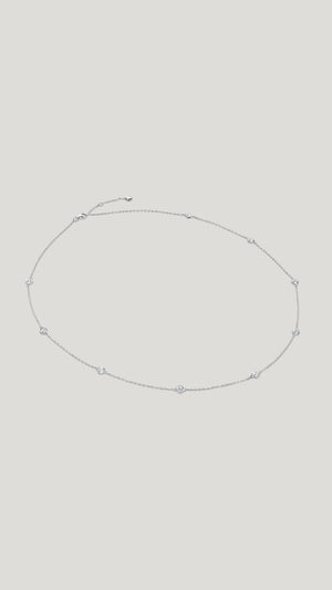 Petra Necklace Sterling Silver