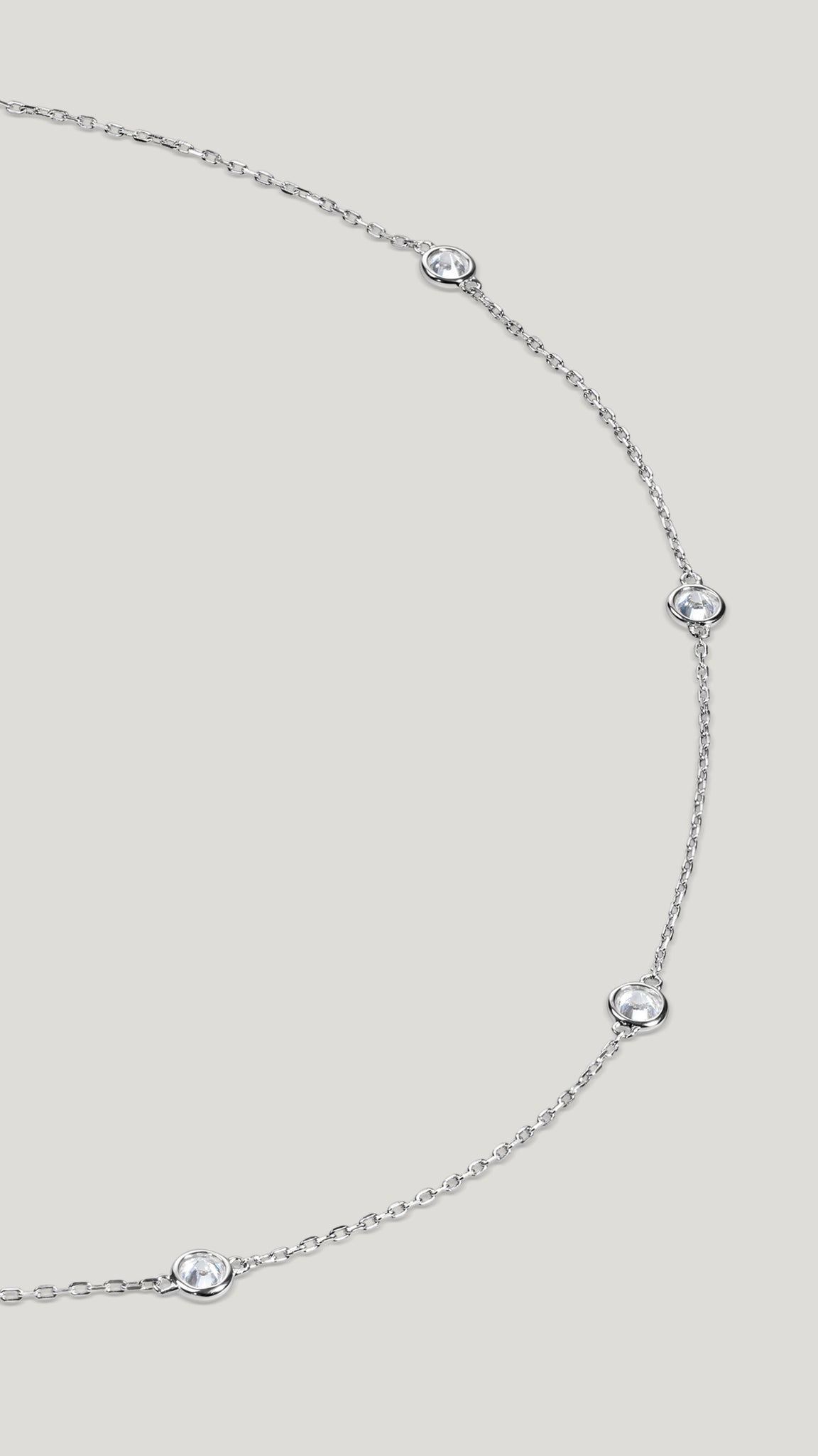 Petra Necklace Sterling Silver