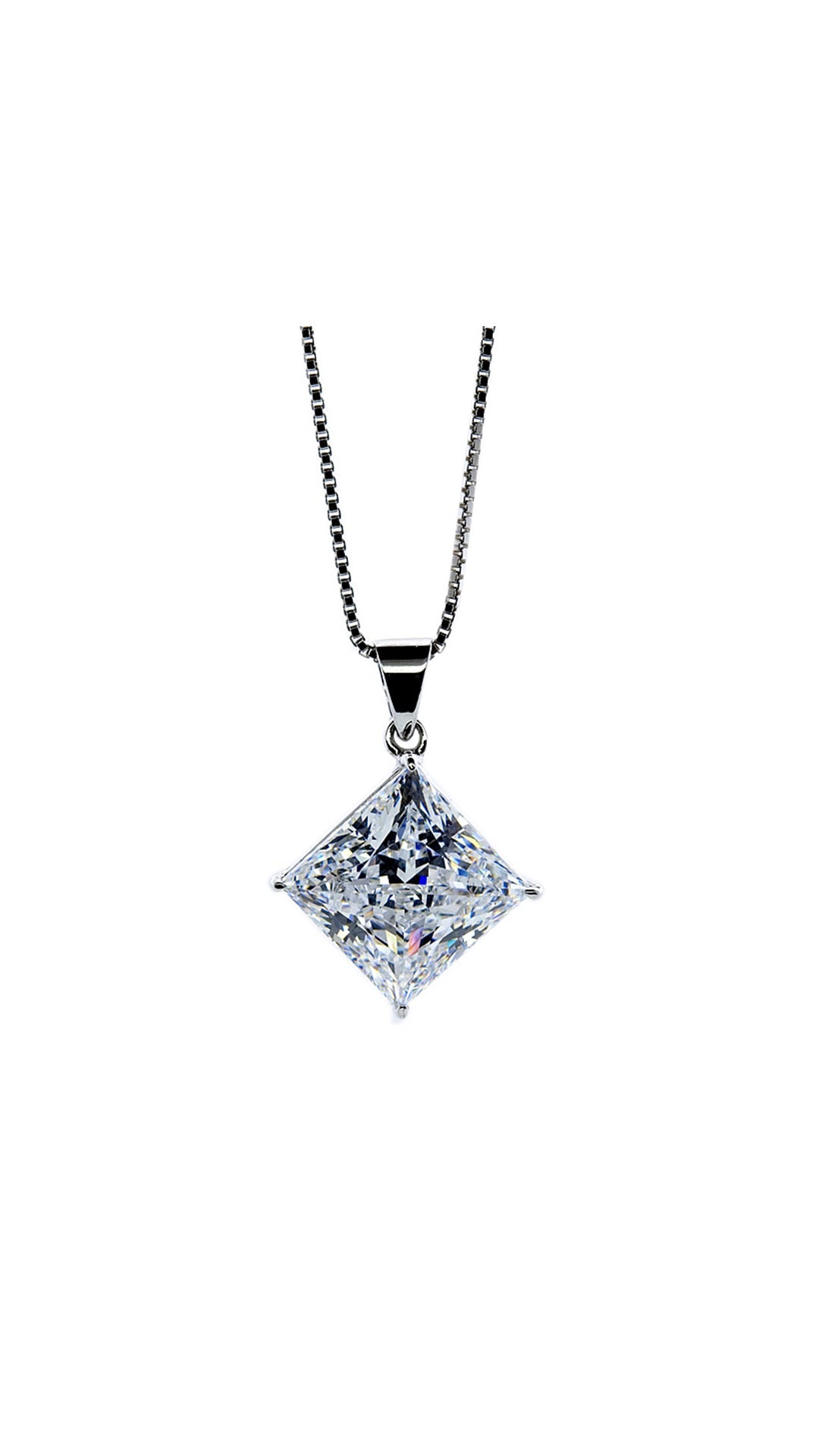 Chester Pendant Only 9K White Gold