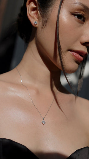 Chester Pendant Only 9K White Gold