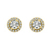 Cory Studs 0.62ct 18K Yellow Gold