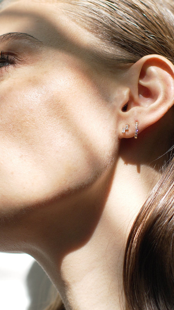Miyu Stud Earring 9K Yellow Gold