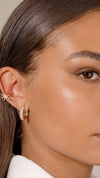 Dana Hoop Earrings Gold Vermeil