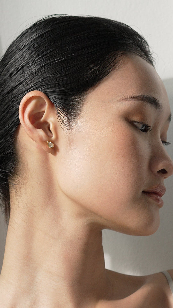 Danu Stud Earrings Gold Vermeil