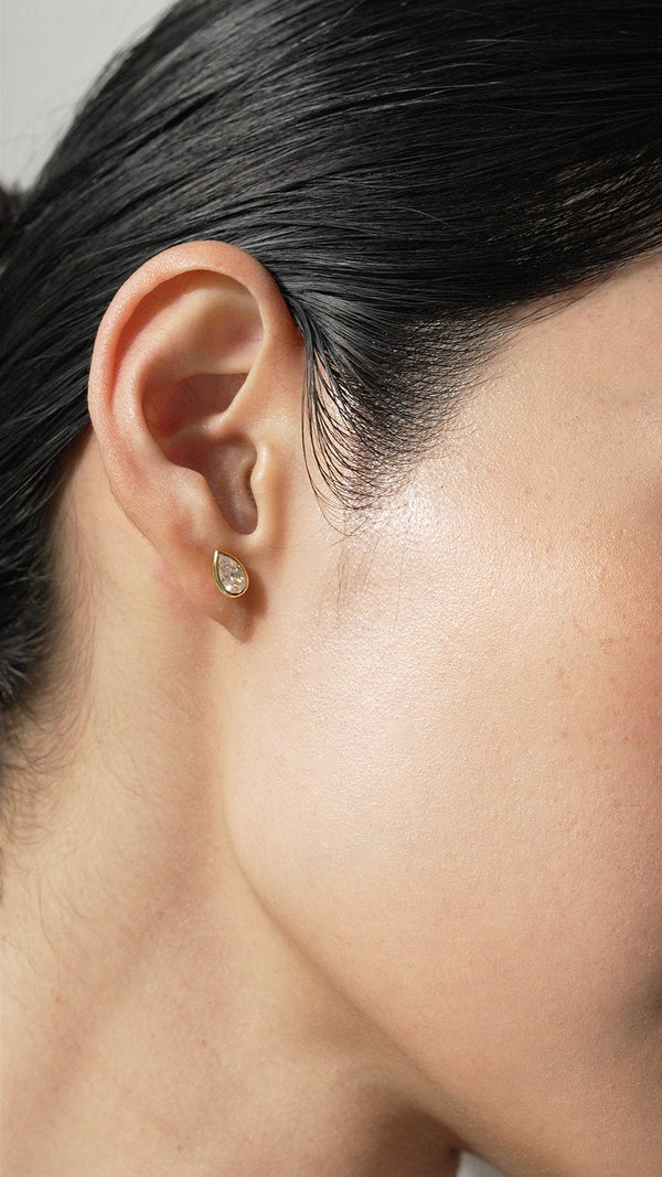 Danu Stud Earrings Gold Vermeil