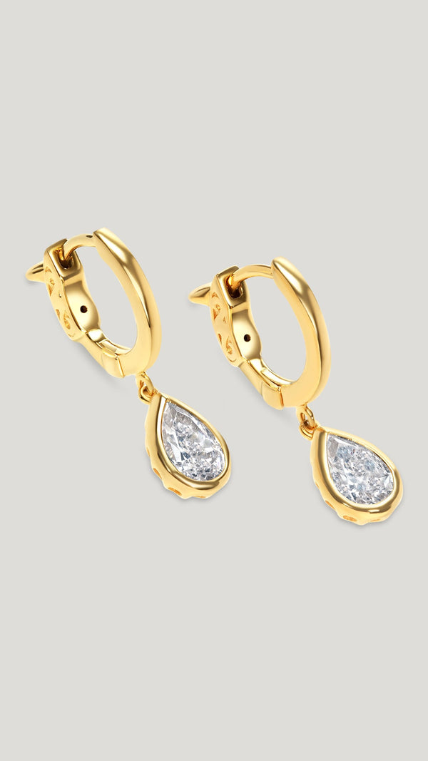 Danu Hoop Earrings Gold Vermeil