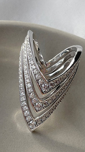 Delta Ring Sterling Silver