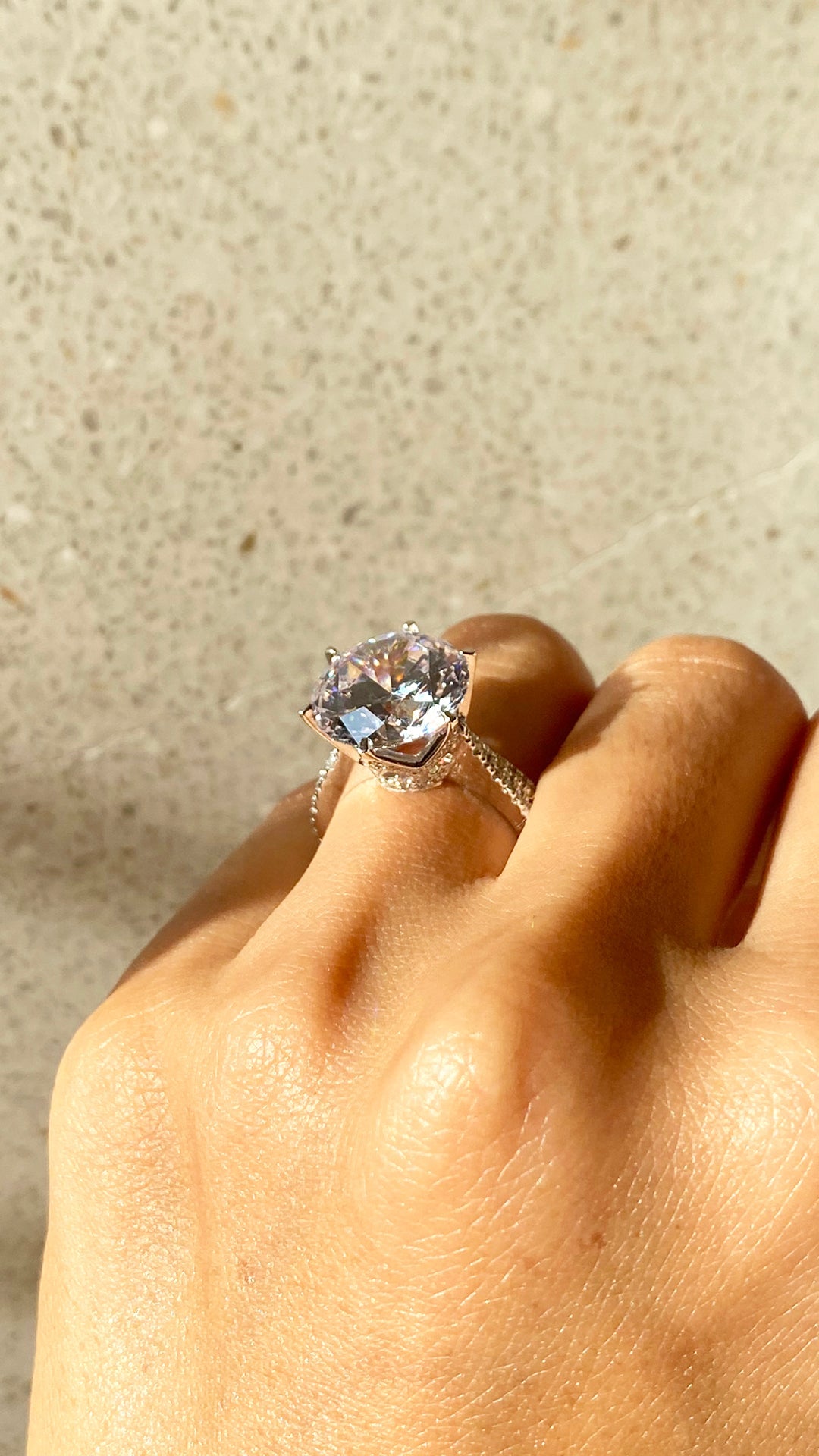 Easton Ring 9K White Gold