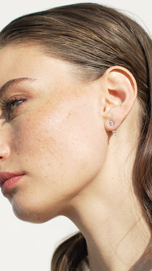 Eileen Ear Jacket Earring 9K White Gold