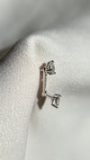 Eileen Ear Jacket Earring 9K White Gold