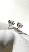 Elle Studs 18K White Gold