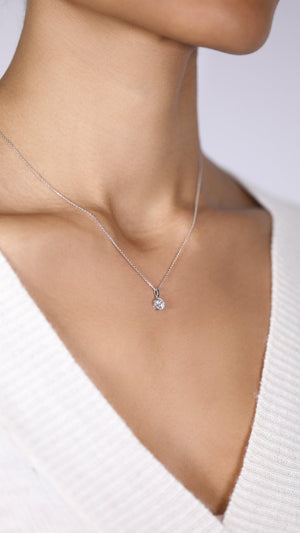 Copy of Elle Necklace 18K White Gold TEST