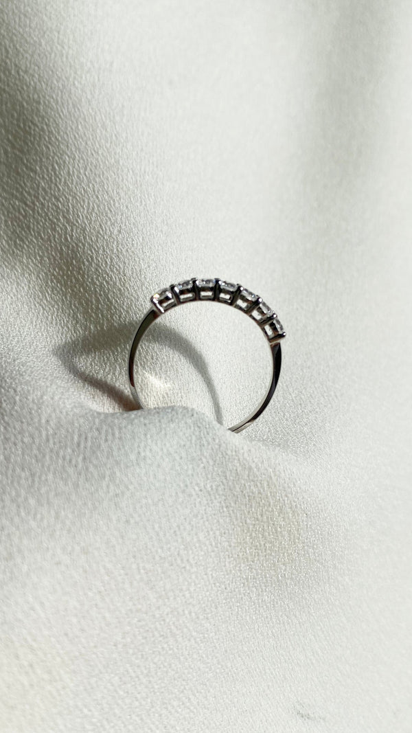 Ellis Eternity Ring 9K White Gold