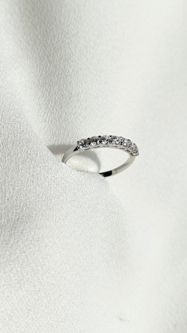 Ellis Eternity Ring 9K White Gold