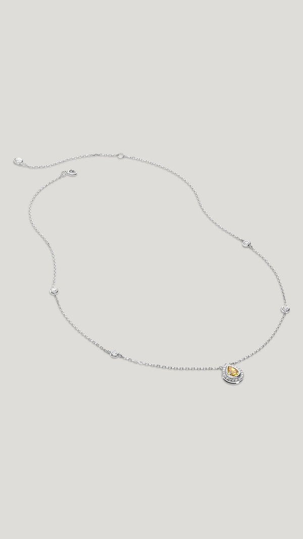 Emile Yellow Necklace Sterling Silver