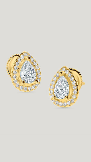 Emile Stud Earrings Gold Vermeil