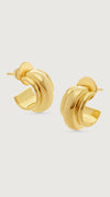 Ennis Hoop Earrings Gold Vermeil