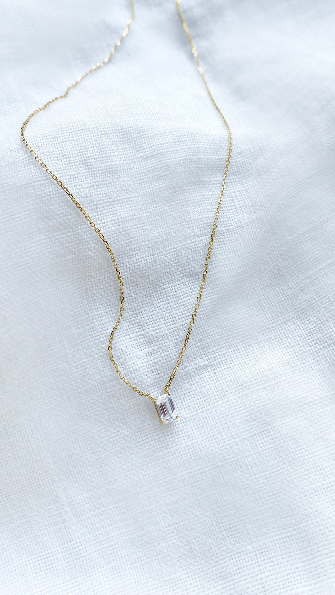 Esma Necklace 0.35ct 18K Yellow Gold