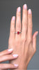 Evelyn Ring 18K White Gold Ruby