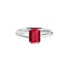 Evelyn Ring 18K White Gold Ruby