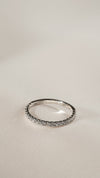 Fallon Half Eternity Ring Sterling Silver